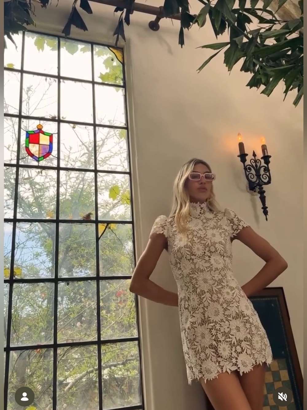 STONE COLD FOX WHT LACE MINI BRIDAL WEDDING HONEYMOON REHEARSAL FOR LOVE LEMONS